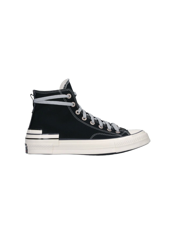 Photo: Converse High Sneakers dark Moth Egret