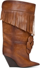 ABRA Brown Rose Tall Boots