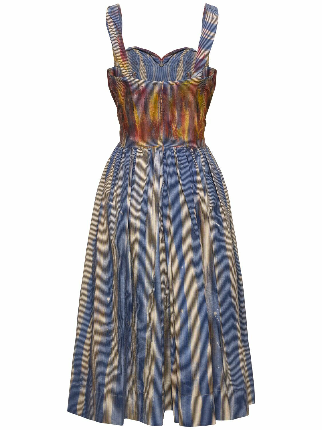 VIVIENNE WESTWOOD Sunday Print Cotton Poplin Dress Vivienne