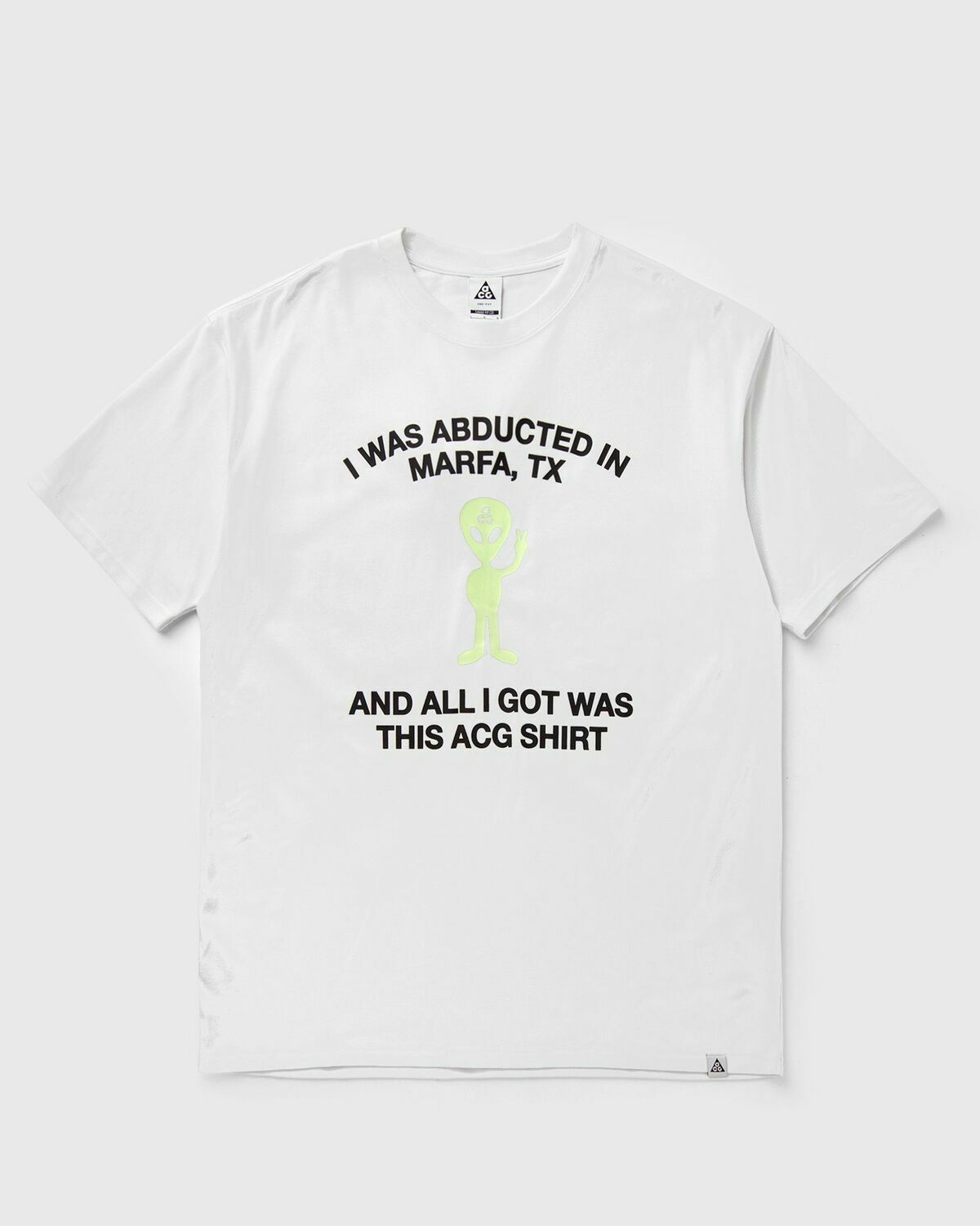Nike ACG TEE ALIEN White Mens Shortsleefe