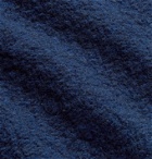 Universal Works - Beach Fleece Half-Zip Hoodie - Blue
