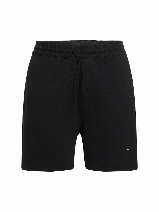 Photo: Y-3 Logo Cotton Sweat Shorts