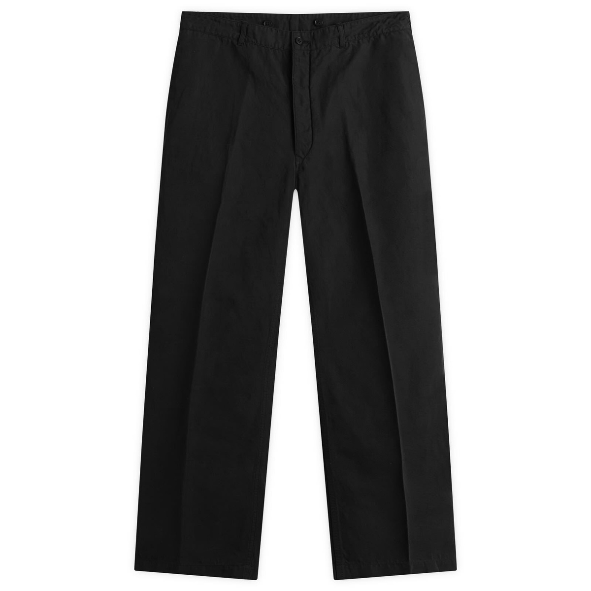 Kaptain Sunshine Men's Gaba. Buckleback Work Trousers in Black