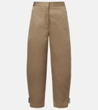 Proenza Schouler Serene cotton barrel-leg pants