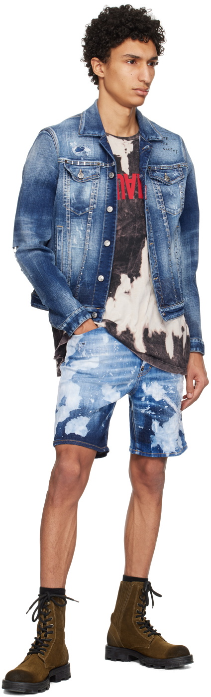 Dsquared2 Tie-Dye Denim Shirt