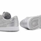 Air Jordan 1 Retro Low OG TD Sneakers in Neutral Grey/Mtlc Silver/White