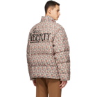 Gucci Multicolor Liberty London Edition Down Floral Jacket