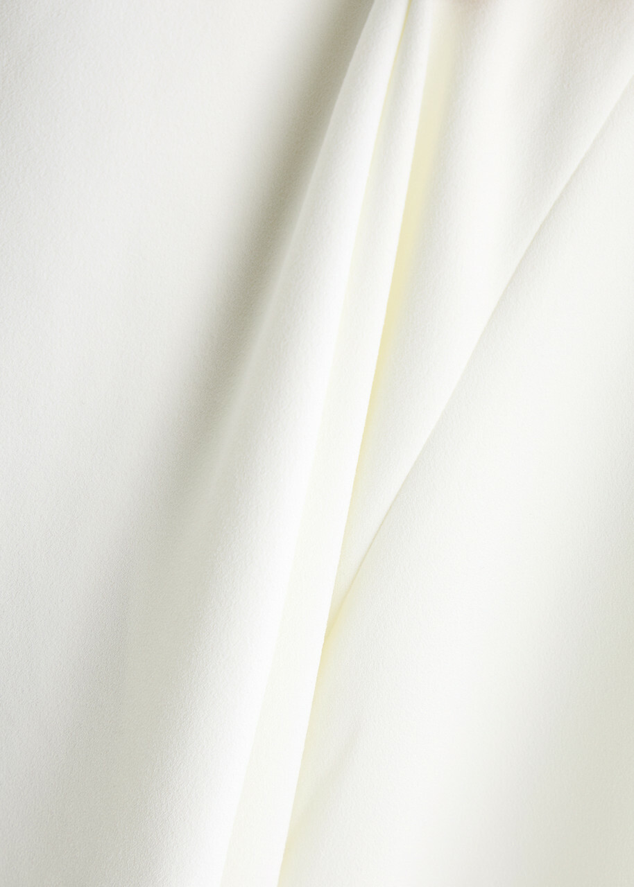 Solace London Lyla Off-the-shoulder Gown Cream