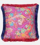 Etro - Paisley cotton cushion