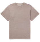 John Elliott - University Oversized Slub Cotton-Jersey T-Shirt - Brown