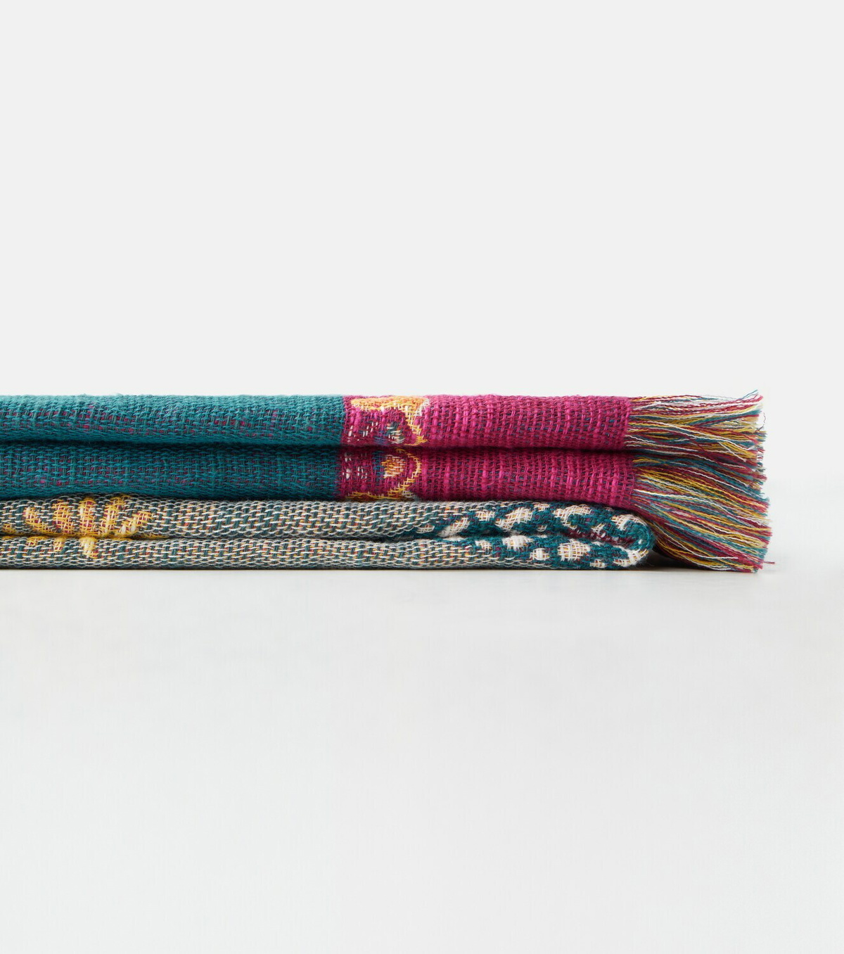 Etro Shanti embroidered cotton throw