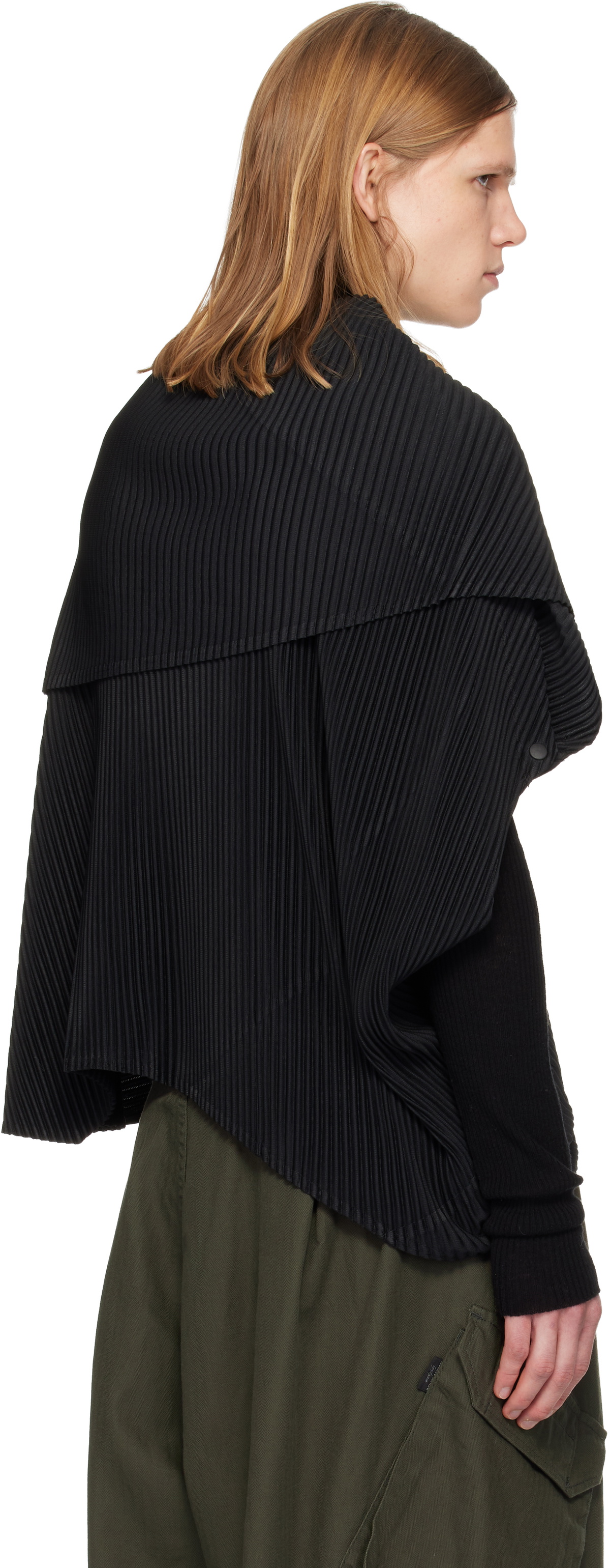 HOMME PLISSÉ ISSEY MIYAKE Black Stone Cloud Vest Homme Plisse
