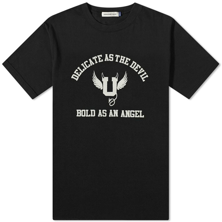 Photo: Undercover Men's Devil Angel T-Shirt in Black