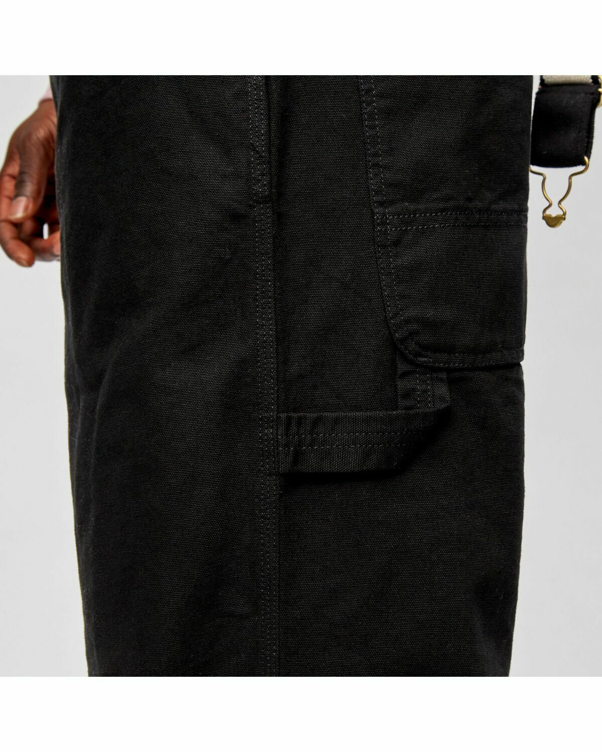 Carhartt WIP Bib Overall Black Mens Casual Pant