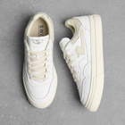 Stepney Workers Club Men's Pearl II S-Strike Leather Sneaker in White/Putty