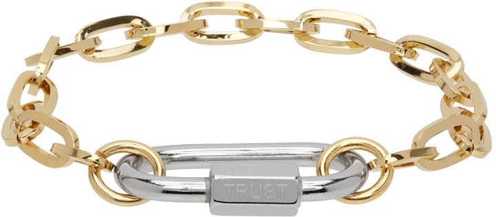 Photo: IN GOLD WE TRUST PARIS Gold Cable Chain Bracelet