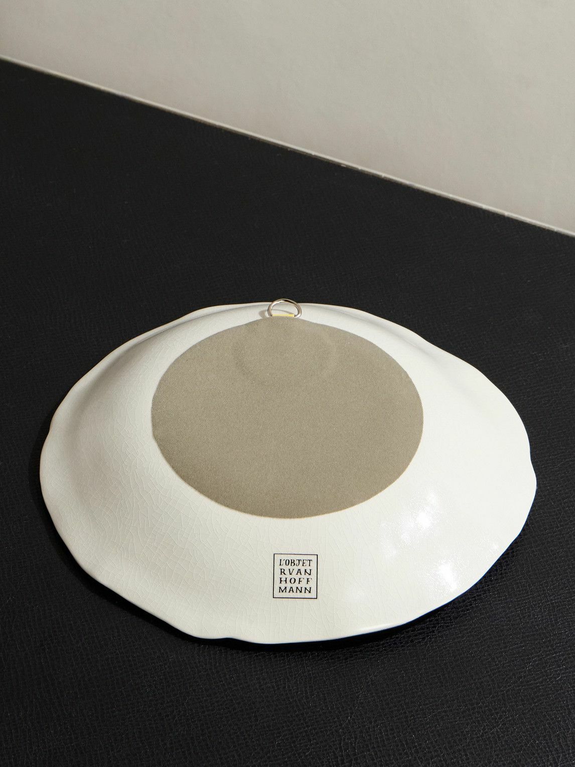 L'Objet - Ruan Hoffmann Wifi Off Painted Earthenware Plate
