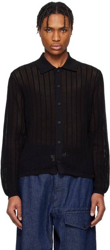 Photo: Holzweiler Black Rina Crochet Cardigan