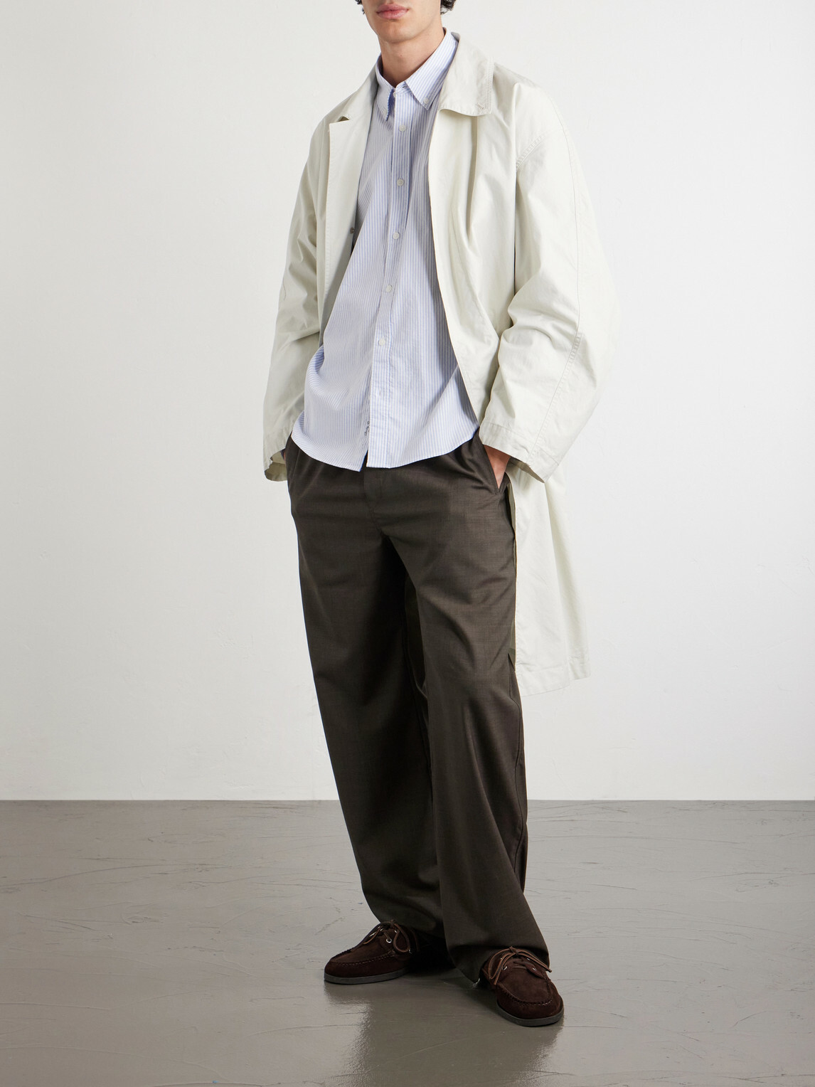 Rag & Bone - Button-Down Collar Cotton-Poplin Shirt - Blue