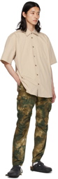 John Elliott Khaki Camouflage Cargo Pants