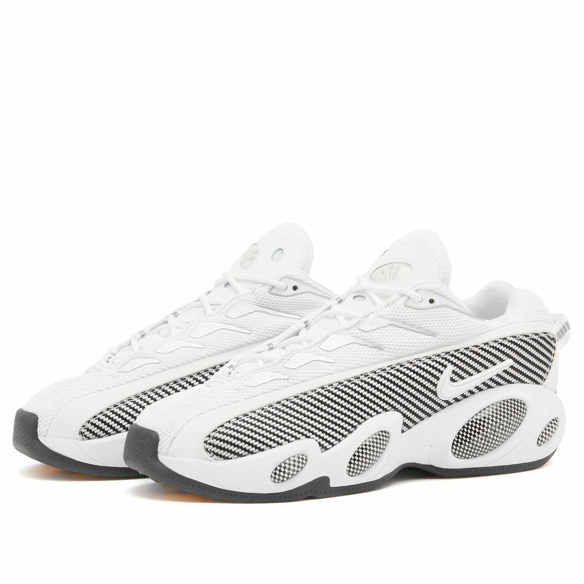 Nike Nocta Glide Sneaker in White/Black/Gold