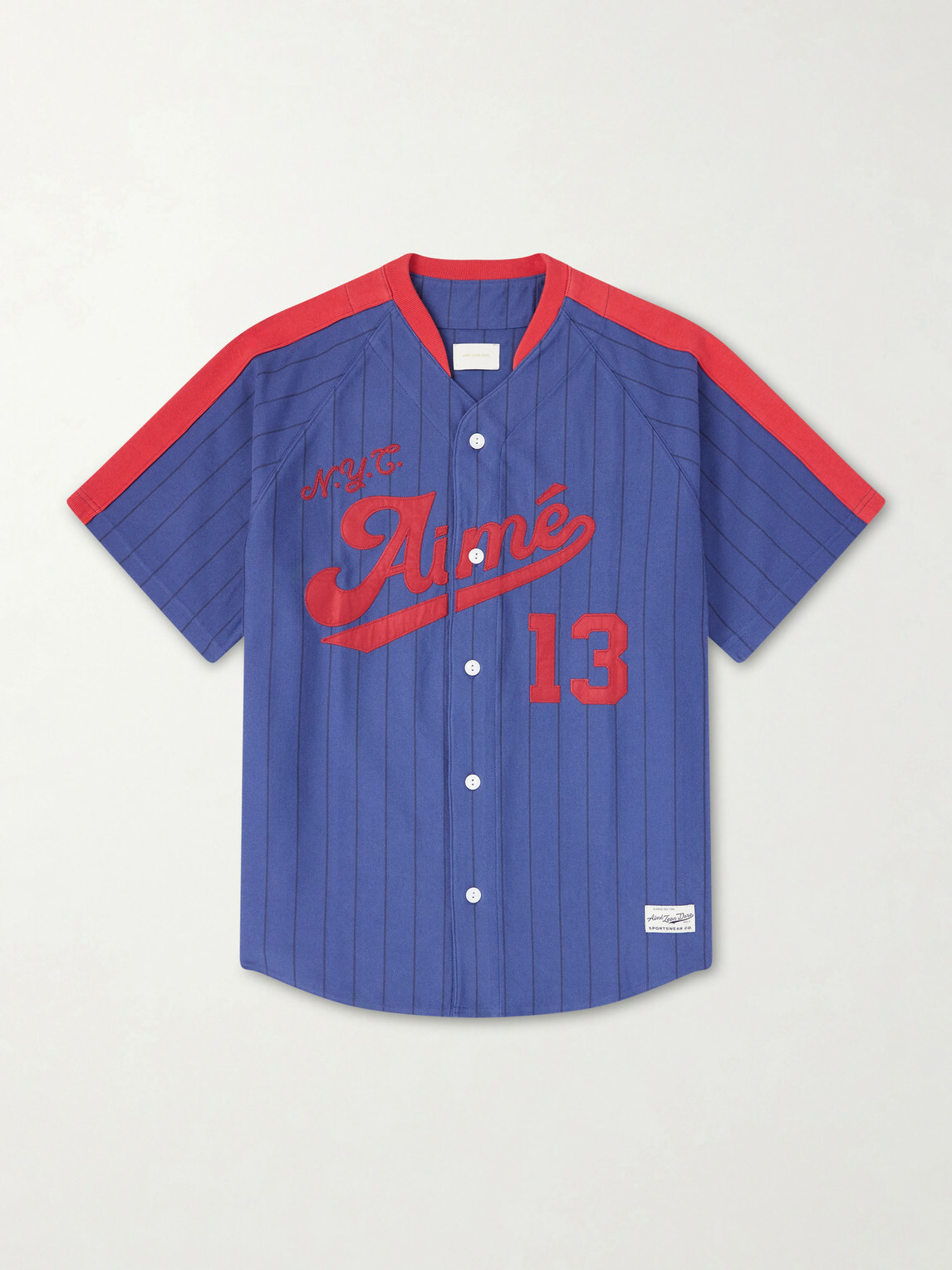 Aimé Leon Dore - Printed Cotton-Jersey Shirt - Blue