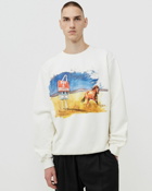 One Of These Days But A Dream Crewneck White - Mens - Sweatshirts