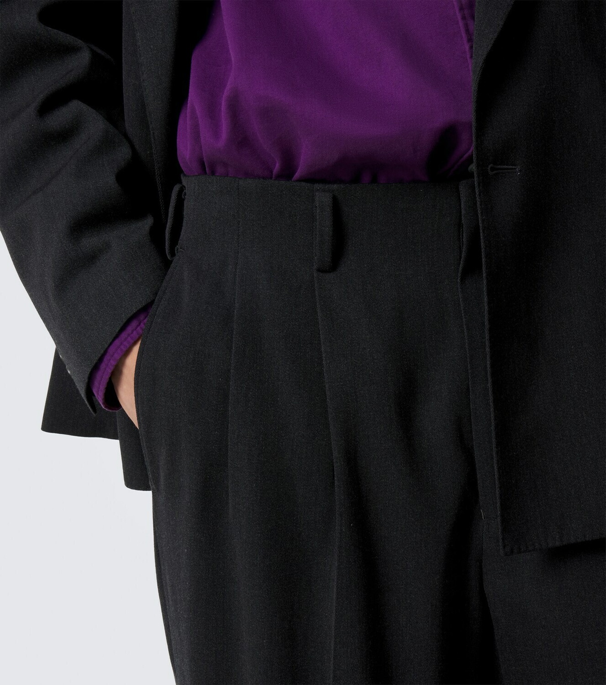A.Presse Wool straight pants