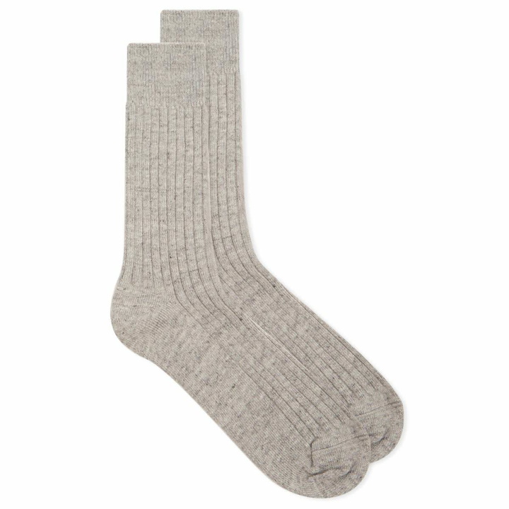 Photo: Lady White Co. Men's LWC Socks in Grey Melange 