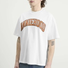 ANNIE HOOD Men's College Arch T-Shirt in White