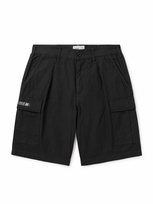 Photo: WTAPS - Straight-Leg Cotton-Ripstop Shorts - Black