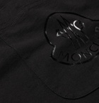 Moncler - Logo-Print Cotton-Jersey T-Shirt - Black