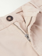 Incotex - Venezia 1951 Slim-Fit Straight-Leg Cotton-Blend Bermuda Shorts - Neutrals