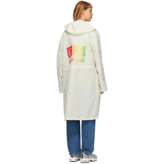 NAPA by Martine Rose White A-Lantic Packable Coat