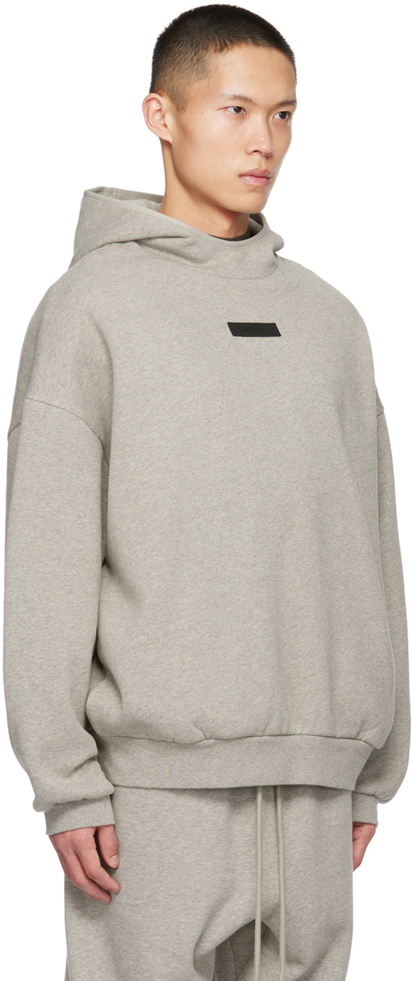 Fear of God ESSENTIALS: Gray Pullover Hoodie