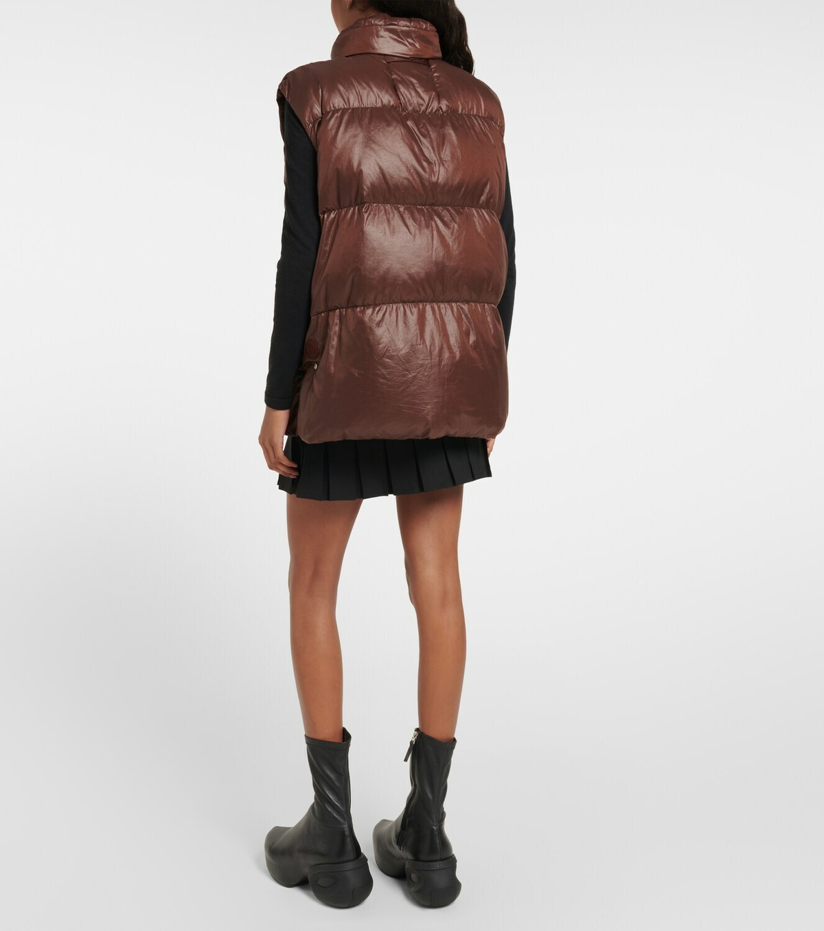 Moncler Genius Buckle-collared down vest