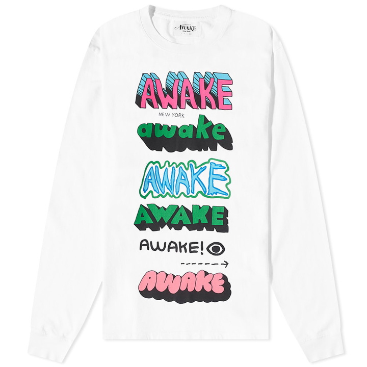 Photo: Awake NY x Stefan Meier Long Sleeve T-Shirt in White