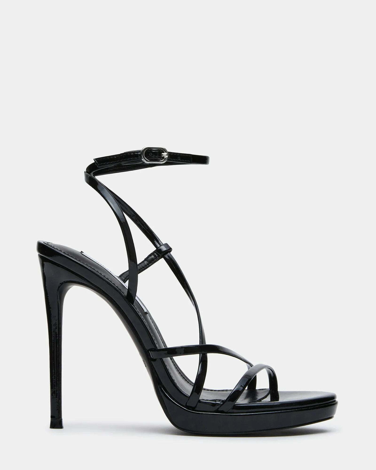 Steve Madden Wess Heels in Black Patent