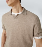 The Row Isao cashmere polo shirt