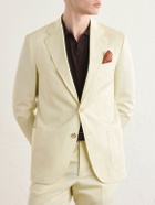 De Petrillo - Cotton-Twill Suit Jacket - Neutrals