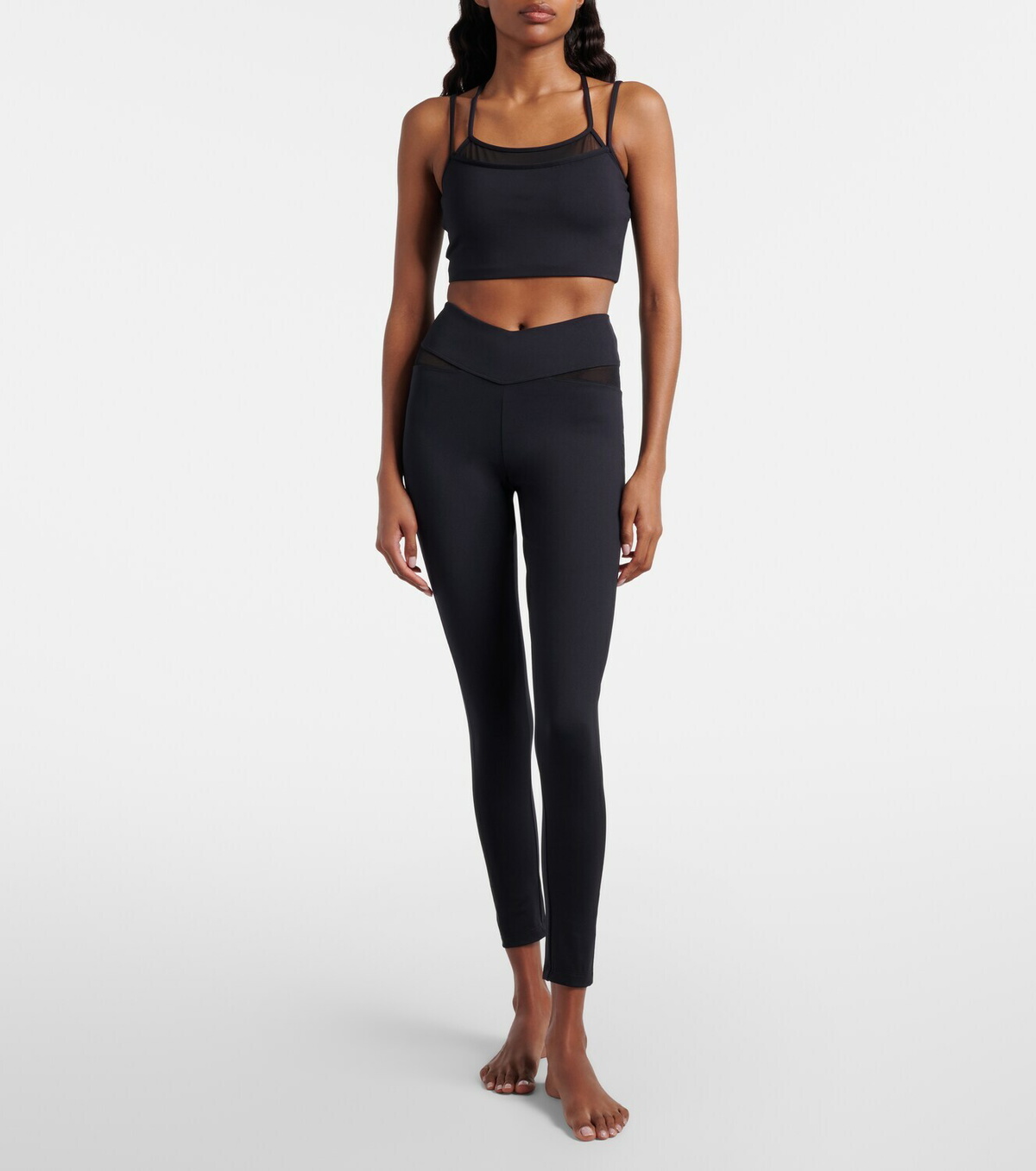 Eres Cooper tulle-trimmed sports bra