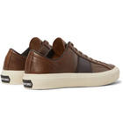 TOM FORD - Cambridge Leather Sneakers - Brown