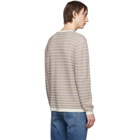Saturdays NYC White Lee Stripe Sweater