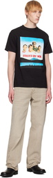 WACKO MARIA Black 'Stand By Me' Crew Neck T-shirt