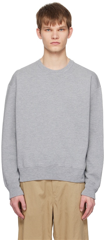 Photo: Solid Homme Gray Rib Trim Sweater
