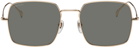 Gucci Gold Square Sunglasses