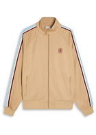 DRÔLE DE Monsieur Le Veste Survetement Satin-jersey Track Jacket Beige
