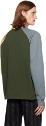 JW Anderson Green Raglan Sweatshirt