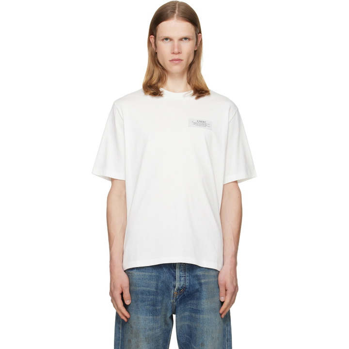 Photo: AMIRI White 'AMIRI Spirit' T-shirt