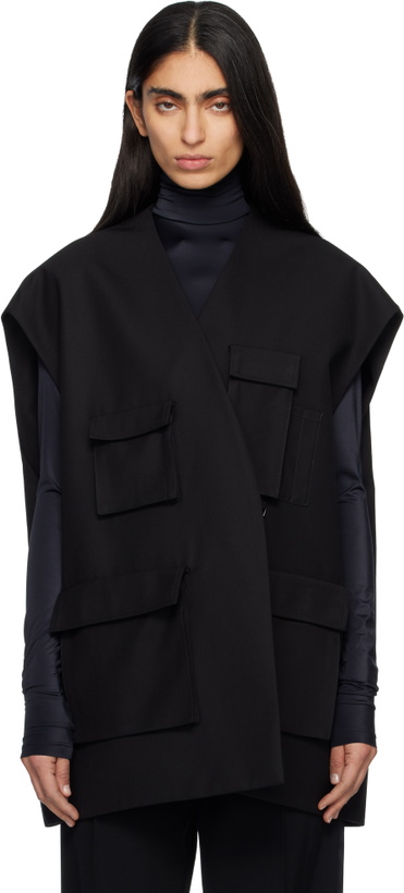 Photo: MARIE ADAM-LEENAERDT Black Utilitary Tailoring Vest